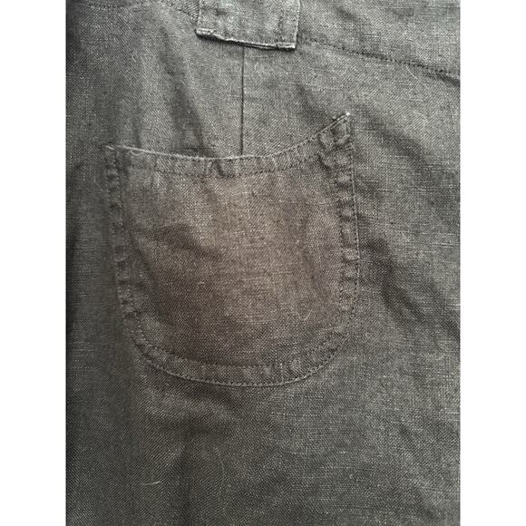 J.Jill Linen Plus Size 18 Crop Pants Black Lagenlook - Picture 3 of 10